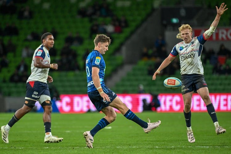All Blacks star Beauden Barrett is back training with the Blues. Photo: Getty Images