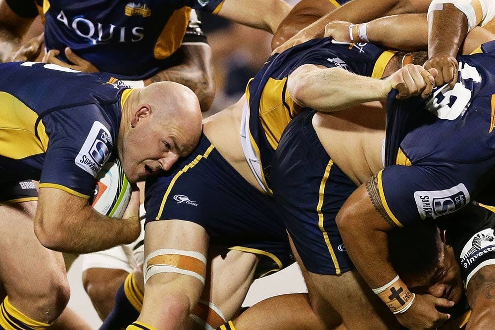 The Brumbies want more reward off set piece. Photo: Getty Images
