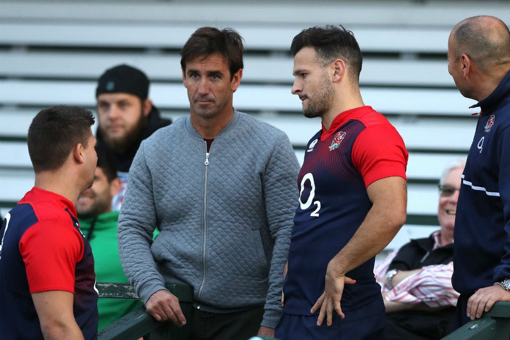 Andrew Johns was a conspicuous addition to England training. Photo: Getty Images"