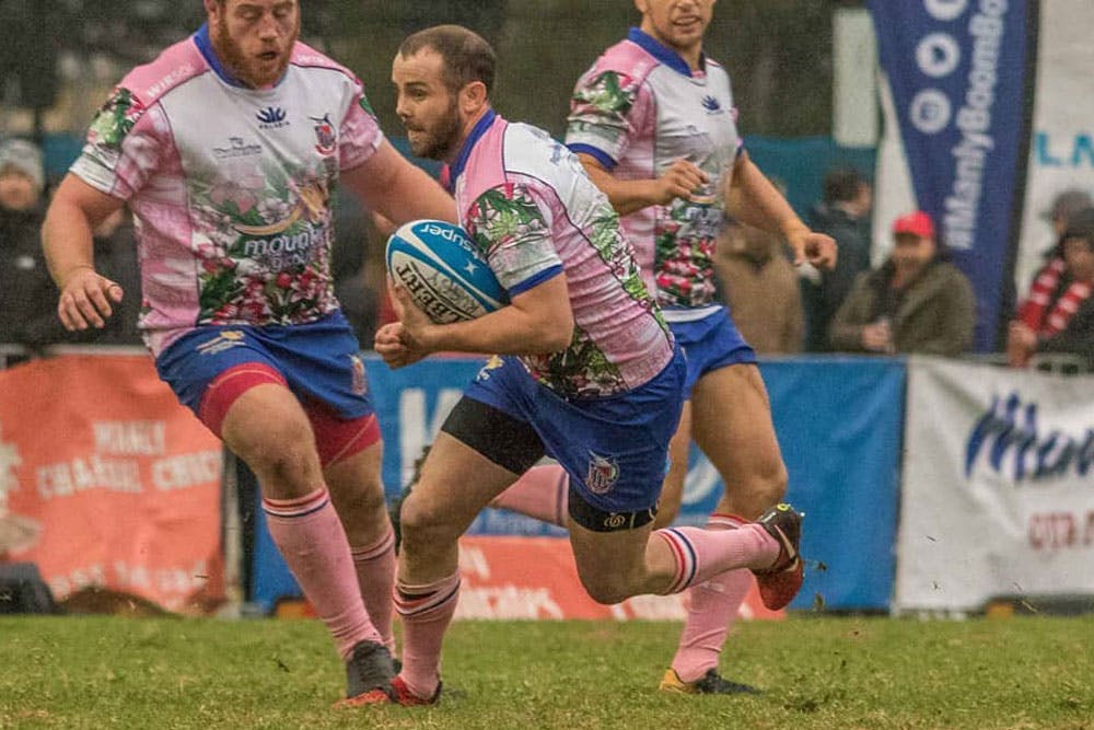Robbie Coleman was in action for Manly. Photo: Manly Marlins