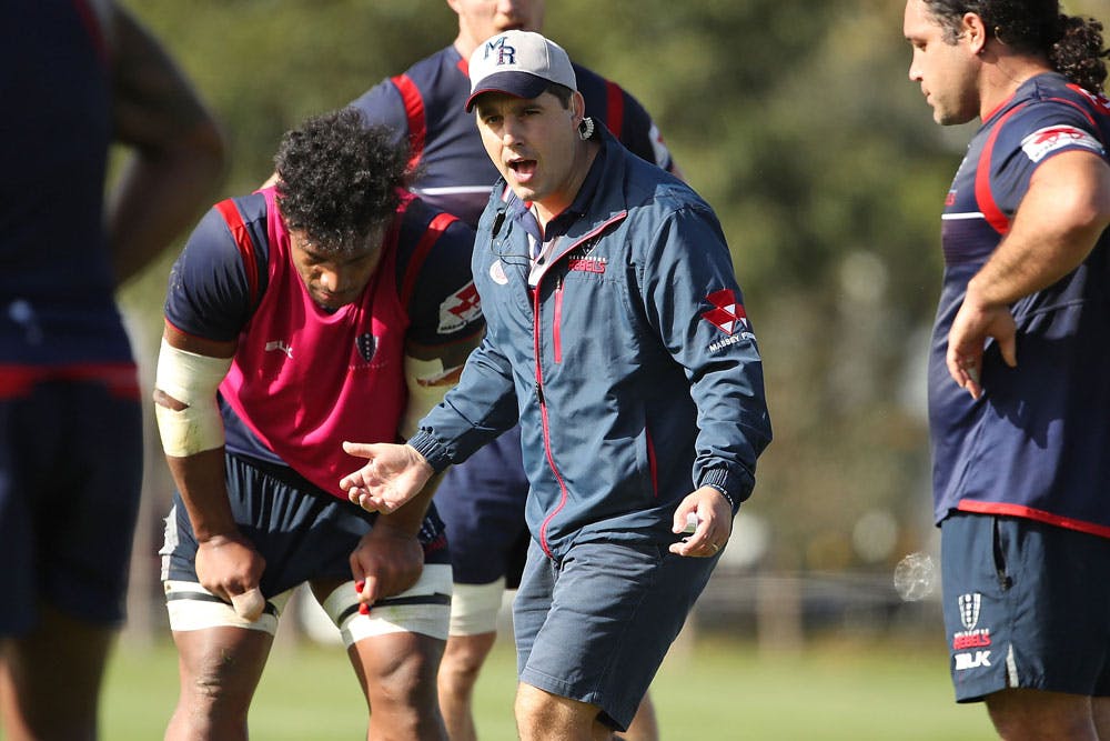 Dave Wessels at Rebels training. Photo: Getty Images