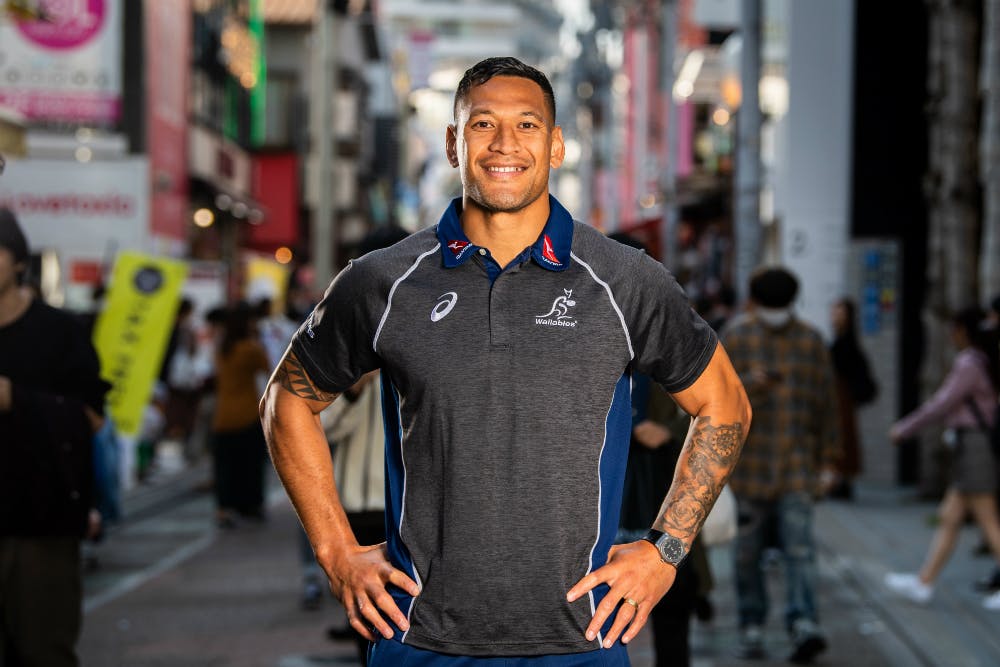Israel Folau has re-signed with the Wallabies and Waratahs through to 2022. Photo: RUGBY.com.au/Stuart Walmsley