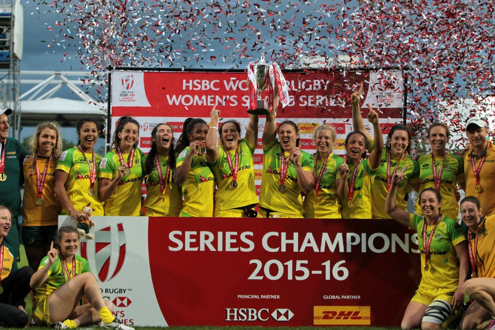 The Australian Women's Sevens took the series in Clermont. Photo: Martin Seras Lima