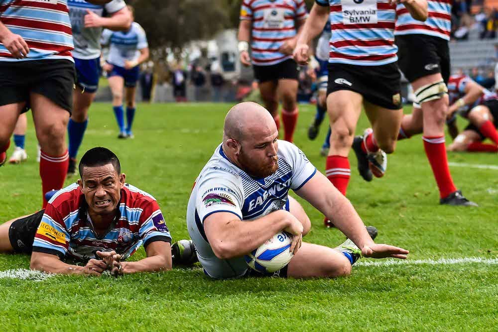 Jed Gillespie and Eastwood are placed second in Sydney's Shute Shield. Photo: Twitter.