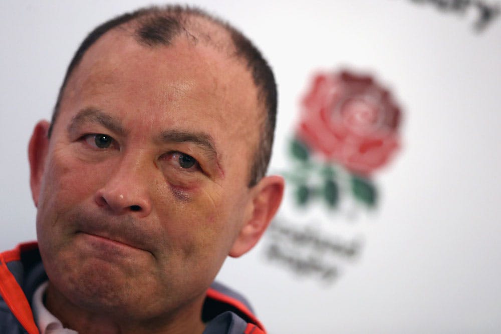 Eddie Jones isn't happy with the comments aimed at him and his team this week. Photo: Getty Images