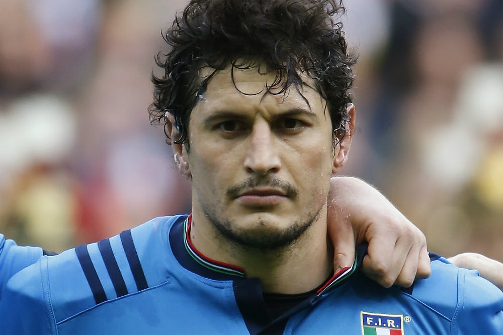 Italy veteran Alessandro Zanni is in line for his 100th cap. Photo: AFP