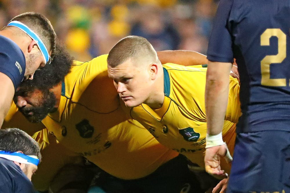 Tom Robertson and the Waratahs are looking at a new scrum philosophy. Photo: Getty Images