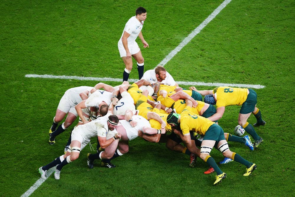 Australia will be wary of England's scrum on Saturday. Photo: Getty Images