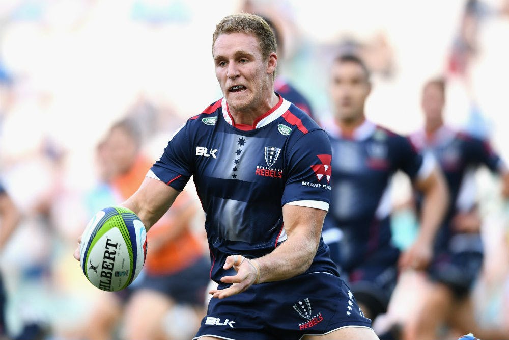 Reece Hodge is the leading try scorer in the Australian Super Rugby conference. Photo: Getty Images