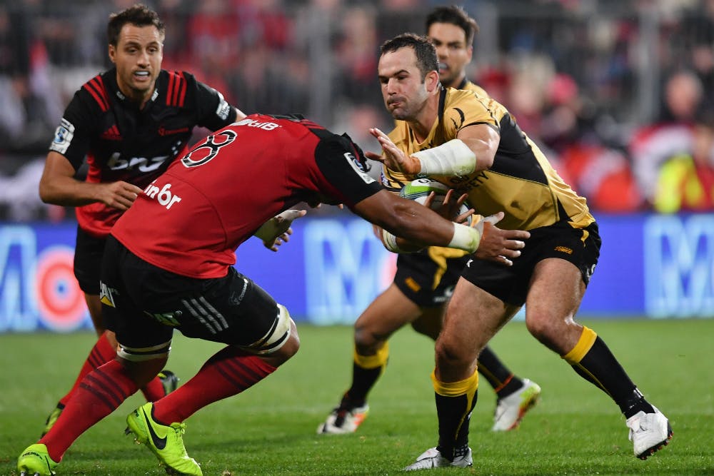 Jono Lance and the Force were smashed by the Crusaders tonight. Photo: Getty Images