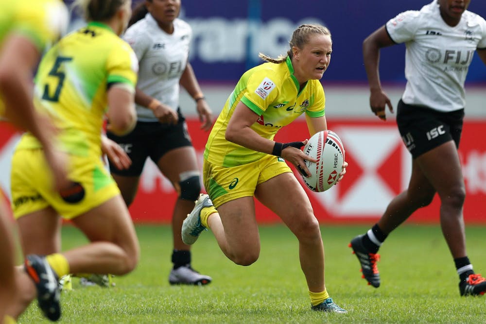 Emma Sykes and the Aussie Sevens women fell in the Paris 7s final. Photo: World Rugby