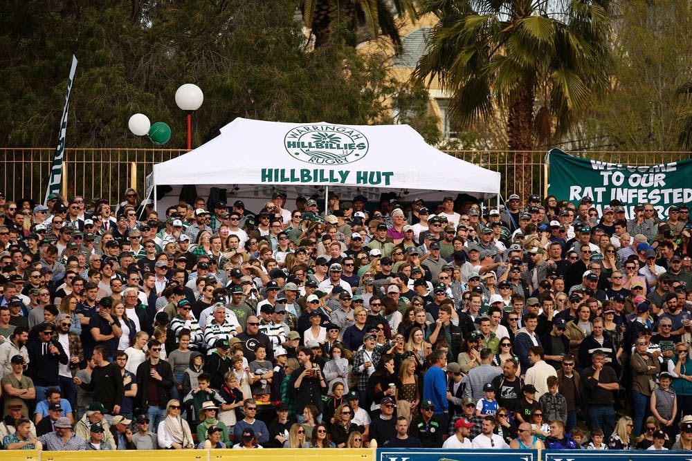 North Sydney Oval was packed out on Saturday. Photo: Karen Watson
