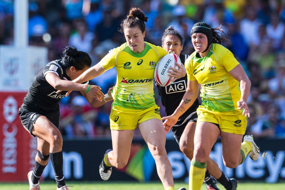 The Aussie Sevens will take on their biggest rivals on Sydney. Photo: RUGBY.com.au/Stuart Walmsley