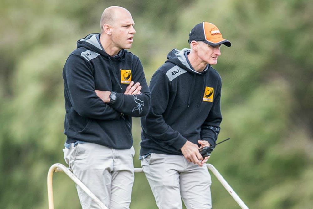 Kevin Foote (left) has been named coach of the Perth Spirit. Photo: Western Force Media