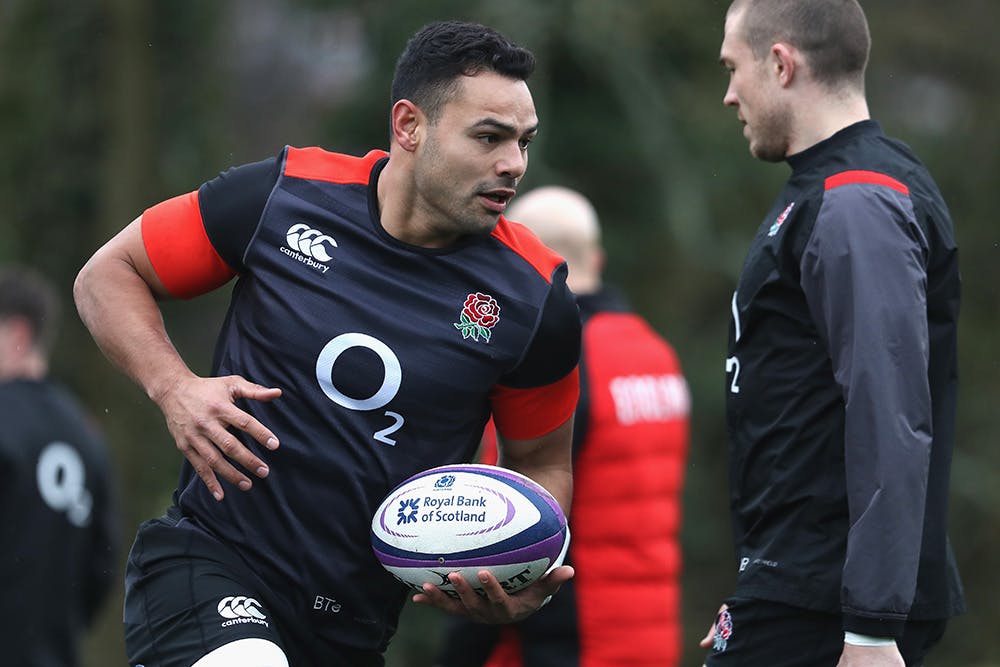 Ben Te'o knows that his opposite Mathieu Bastareaud will have to be stopped for England to win. Photo: Getty Images