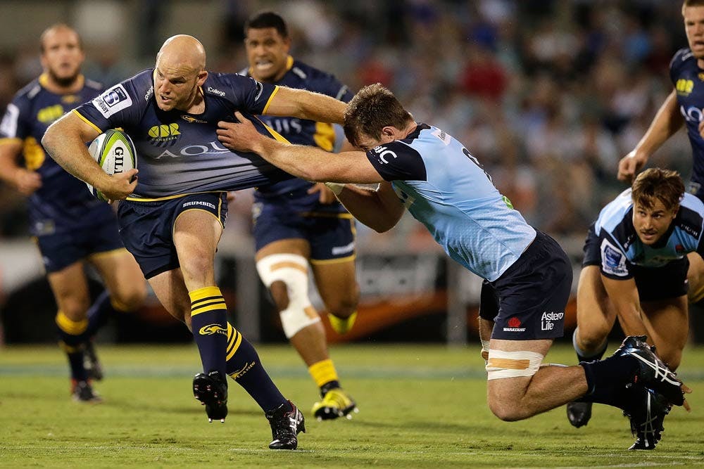 Stephen Moore starred for the Brumbies in their win over NSW. Photo: Getty Images