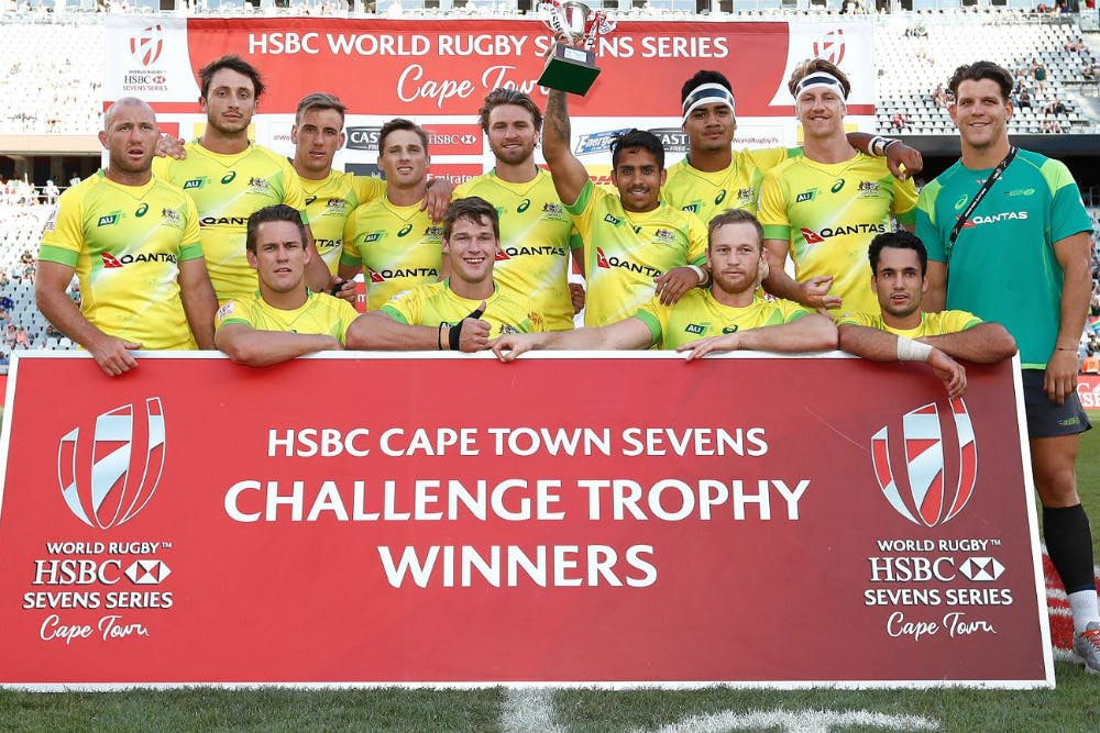 Australia have taken some silverware from Cape Town. Photo: Mike Lee