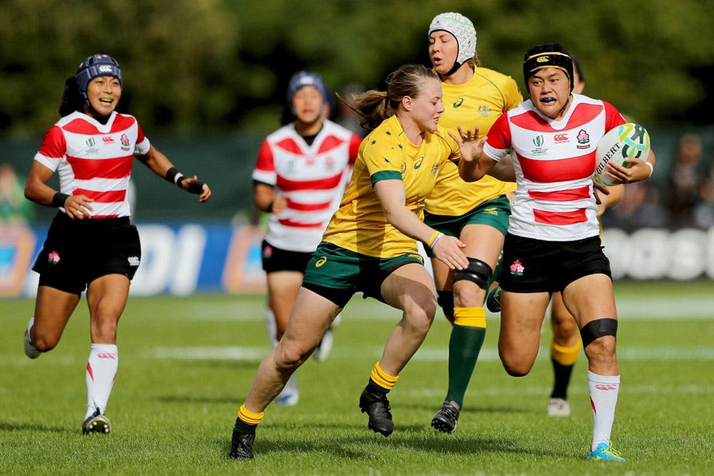Samantha Treherne had a double against Japan. Photo: World Rugby