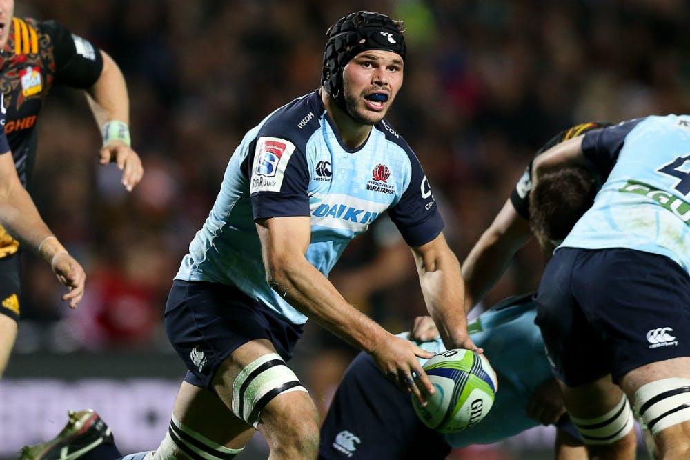 Waratahs No. 8 Michael Wells will split his time between sevens and Super Rugby. Photo: Getty Images