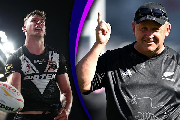 Former All Blacks head coach Ian Foster will join Japan's Toyota Verblitz next season, joined by Rugby League star Joseph Manu. Photo: Getty Images