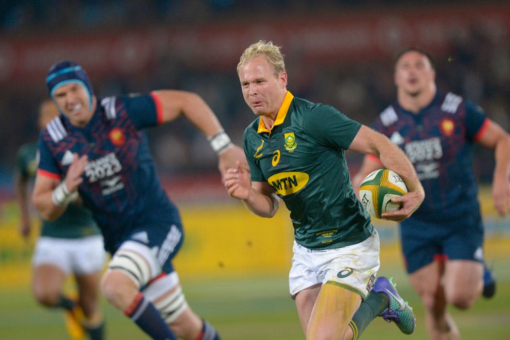 Ross Cronje will start at halfback for South Africa. Photo: Getty Images