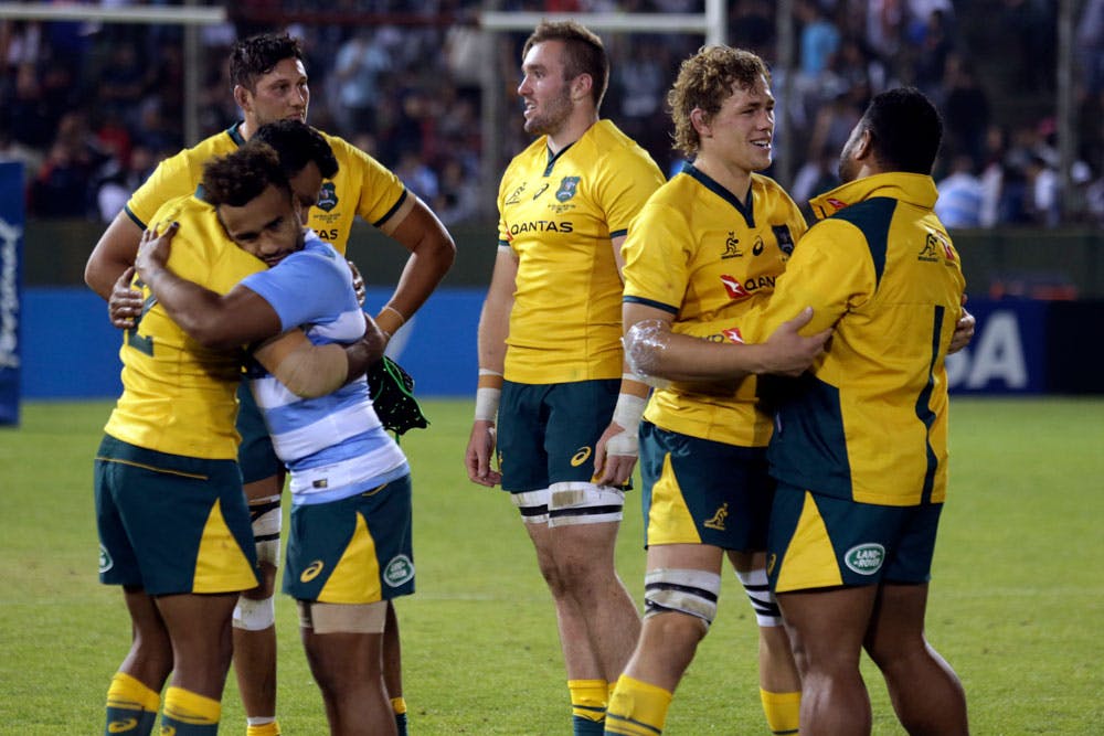 The Wallabies pulled a big win out of their hats. Photo: Getty Images