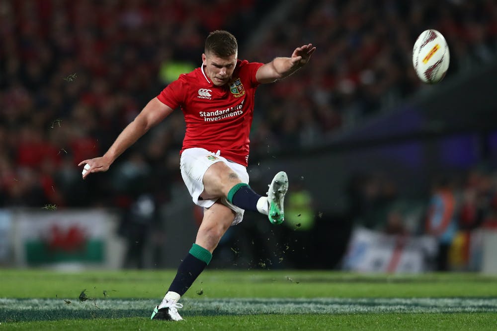 Owen Farrell kicked the Lions to success in New Zealand. Photo: Getty Images
