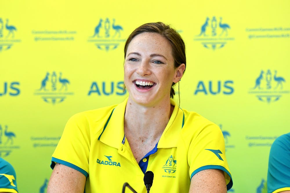 Australian swimming Golden girl Cate Campbell will help the lead the charge on the 'Q formation'. Photo: Getty Images