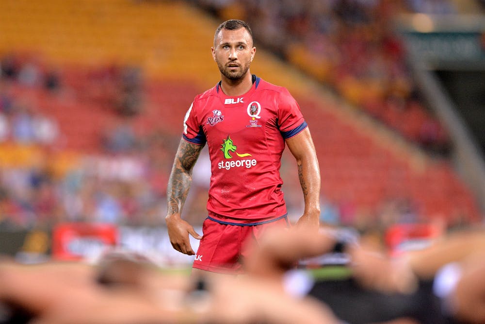 Quade Cooper and the Reds will look to start the season 2-0 when they travel to Perth to take on the Force. Photo: Getty Images