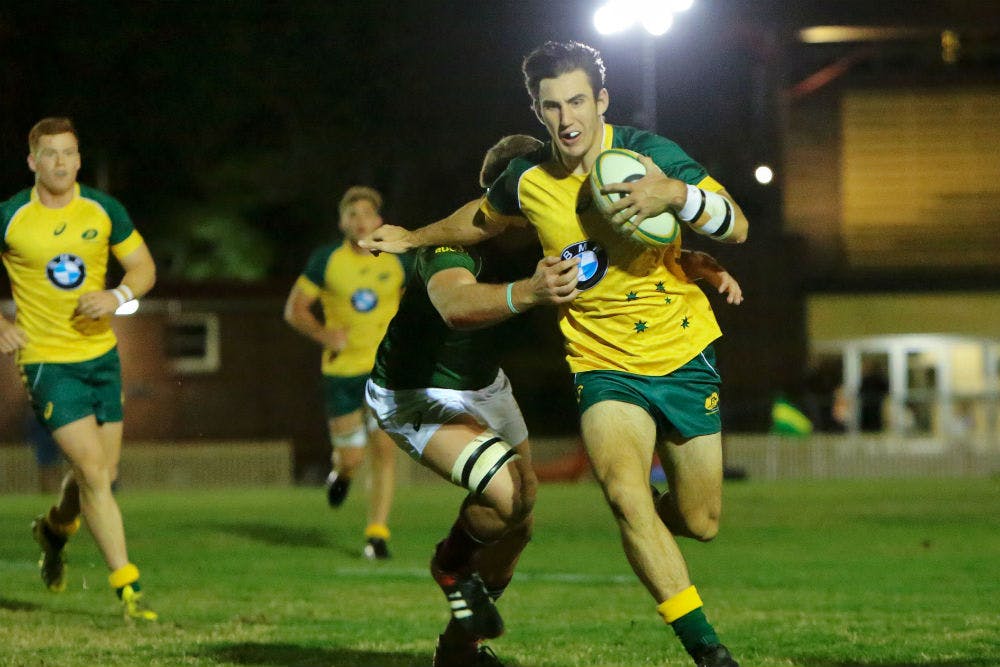 The Australia U20s secured a 45-20 victory over the Australian Barbarians. Photo: Karen Watson