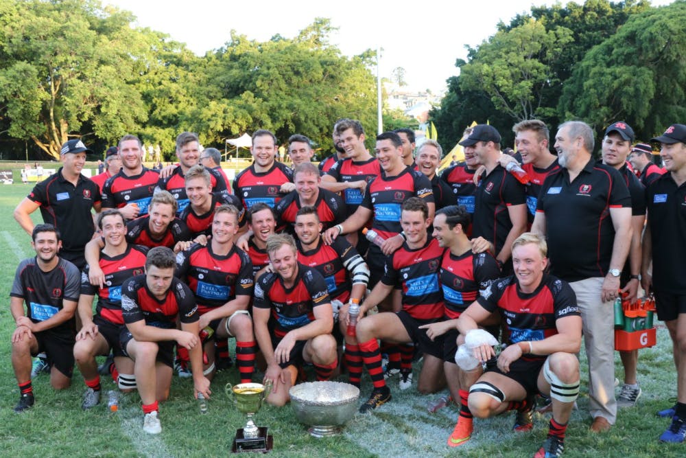 Norths coach Simon Cron has led his team to the top of Australian club rugby. Photo: QRU/Brendan Hertel