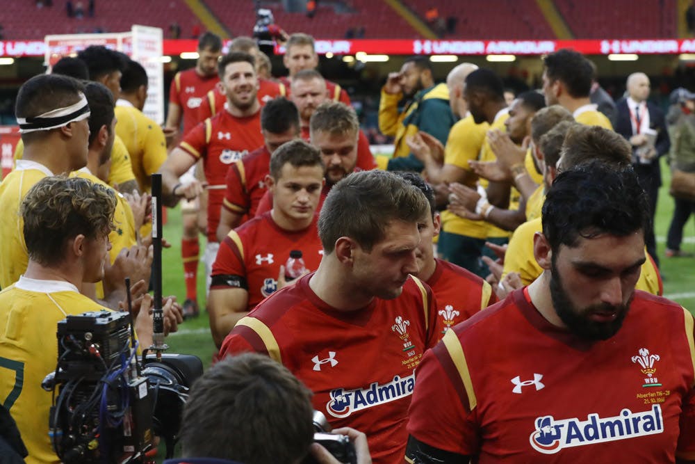 The Wallabies got the better of Wales. Photo: Getty images