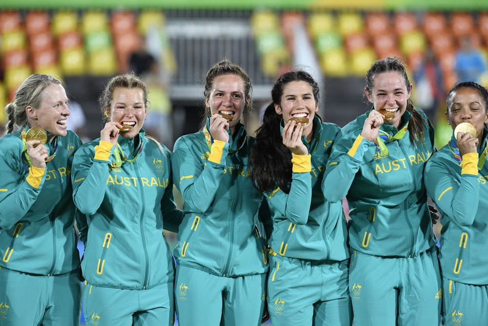Australia's Olympic champions will be split in different teams for their first post-Olympic hitout. Photo: AFP