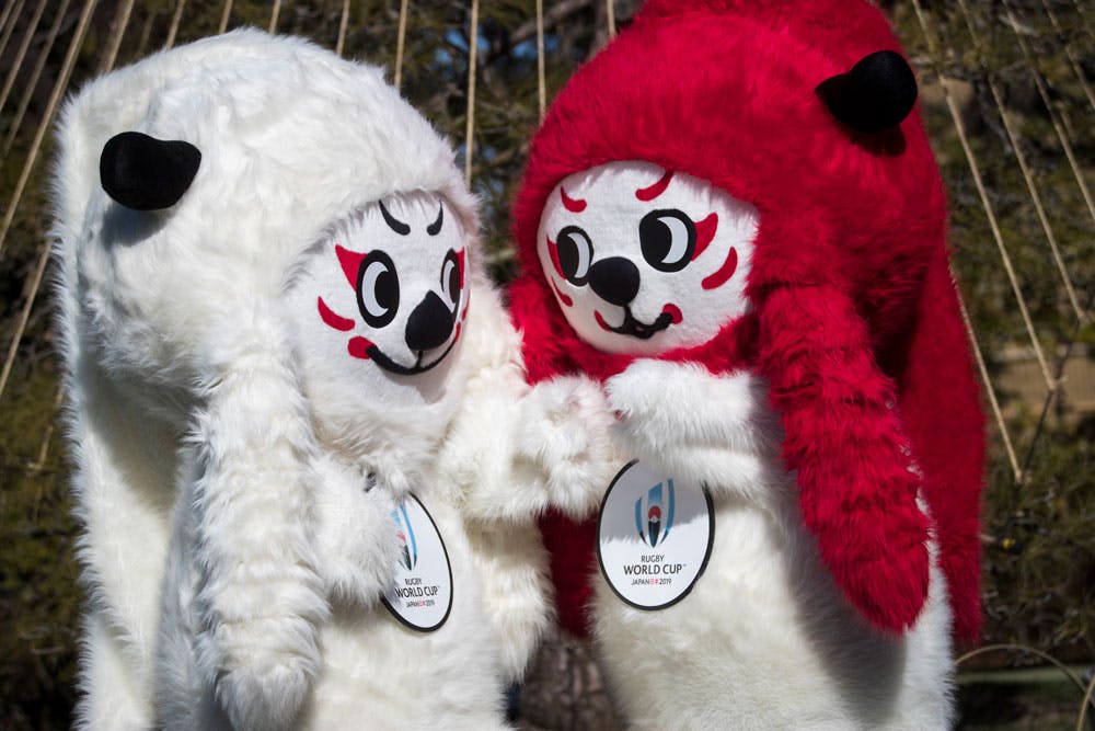 Ren and G beat out a number of options to be chosen as Japan mascots. Photo: AFP