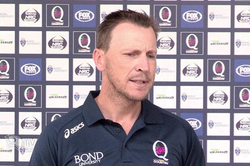 Queensland Country head coach Jason Gilmore has a bright future. Photo: Reds Rugby