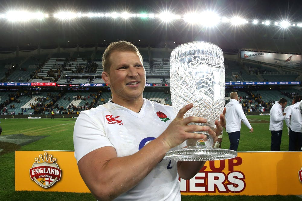 Dylan Hartley captained England to a 3-0 series win against Australia in June. Photo: Getty Images