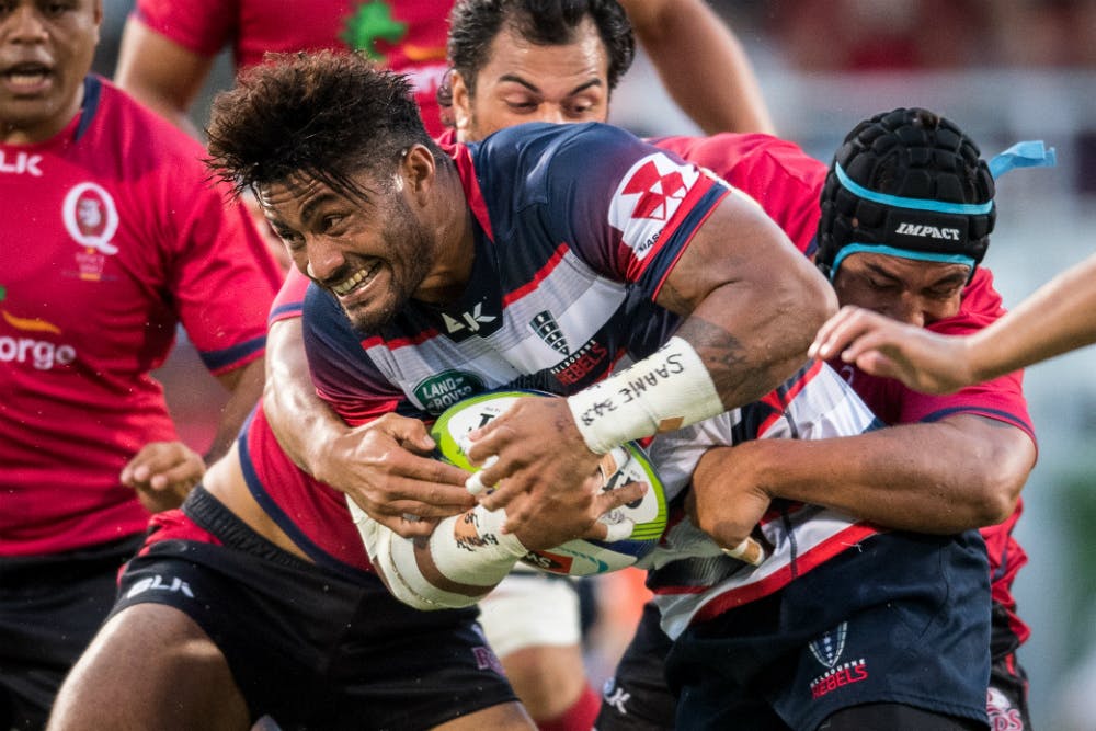 Amanaki Mafi has will play for the Rebels in 2018. Photo: RUGBY.com.au/Stuart Walmsley