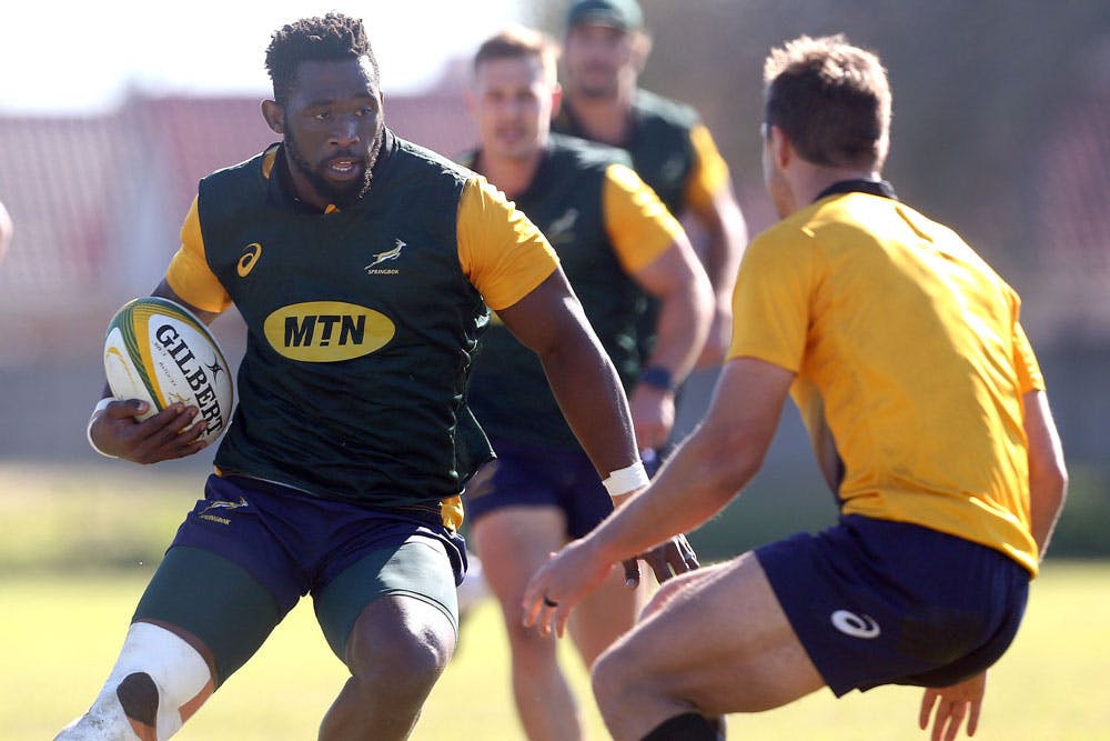 Siya Kolisi will skipper the Springboks from a new position on Sunday morning. Photo: Getty Images