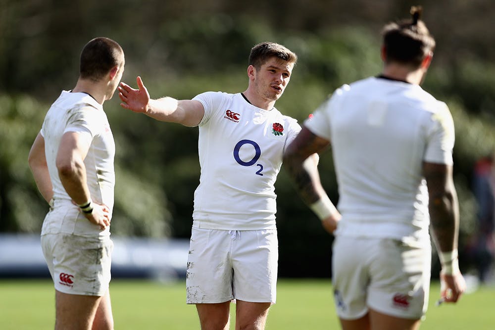 Owen Farrell is a vital part part of the England backline brains trust. Photo: Getty Images