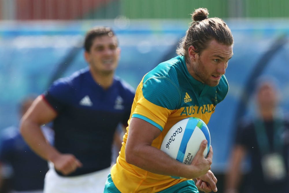 Lewi Holland has made a successful return to the Aussie Sevens side. Photo: Getty Images