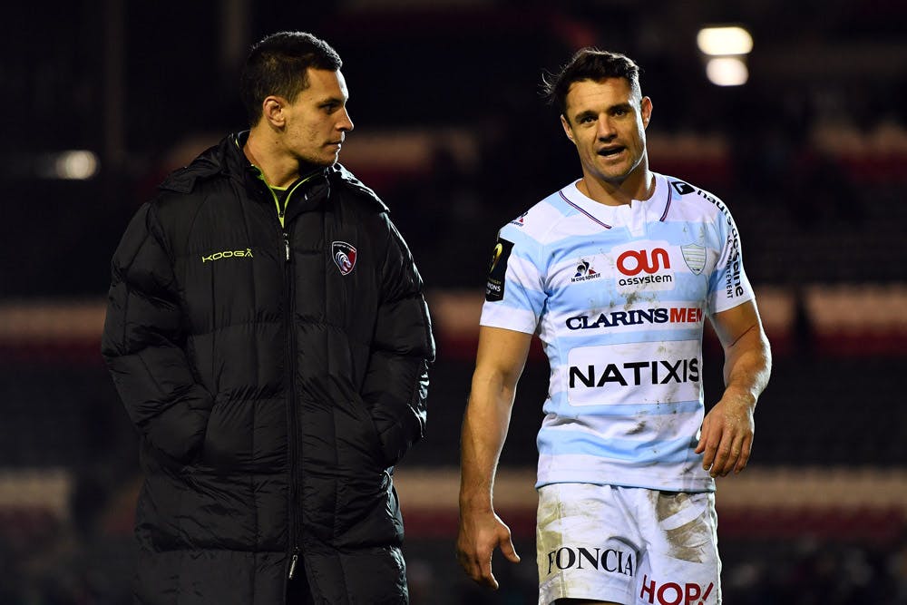 Matt Toomua was injured in Leicester's win. Photo: Getty Images