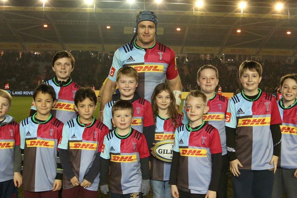 James Horwill made plenty of friends at the Stoop last weekend. Photo: Getty Images