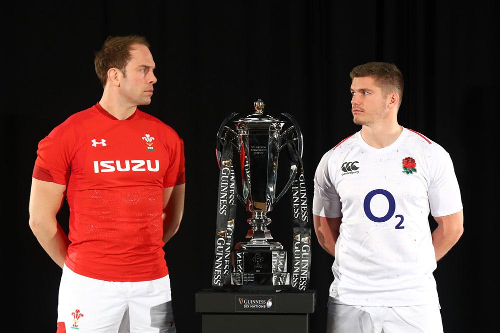 Wales and England will battle it out to keep their Grand Slam chances alive. Photo: Getty Images