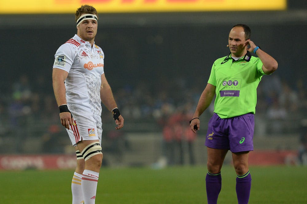 SANZAAR is putting power back in the on-field referees' hands. Photo: Getty Images