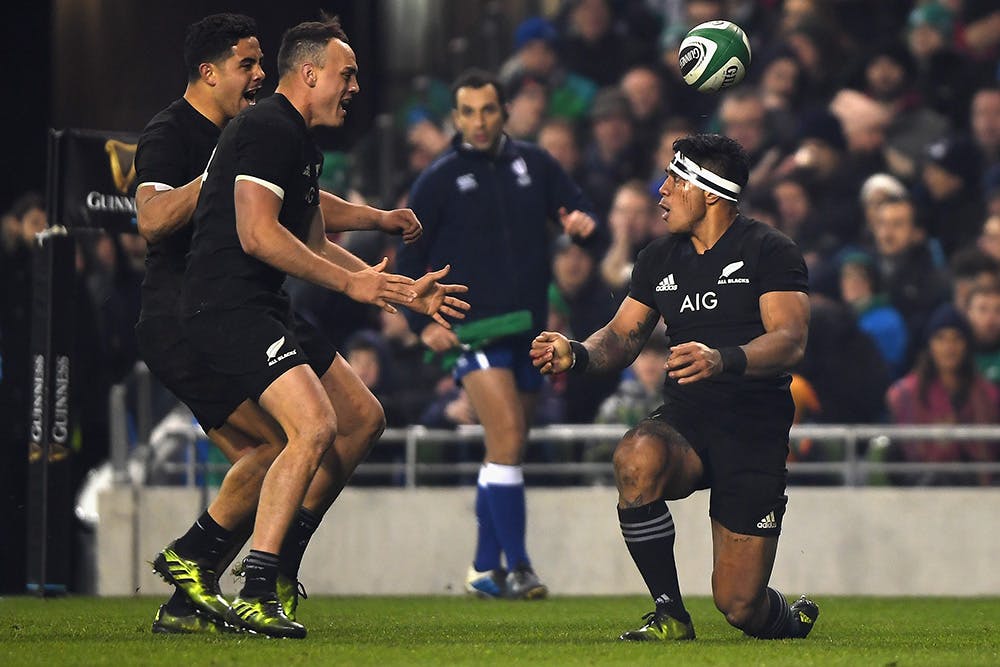 Malakai Fekitoa grabbed a double that helped New Zeland defeat Ireland. Photo: Getty Images