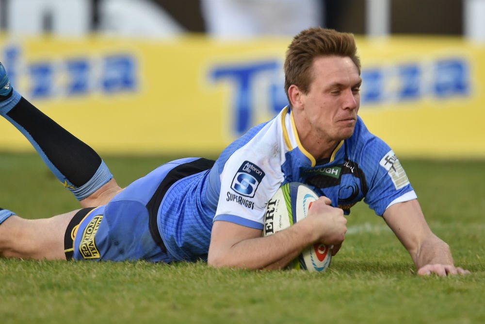 Dane Haylett-Petty scored two tries for the Western Force in Bloemfontein. Photo: Getty Images