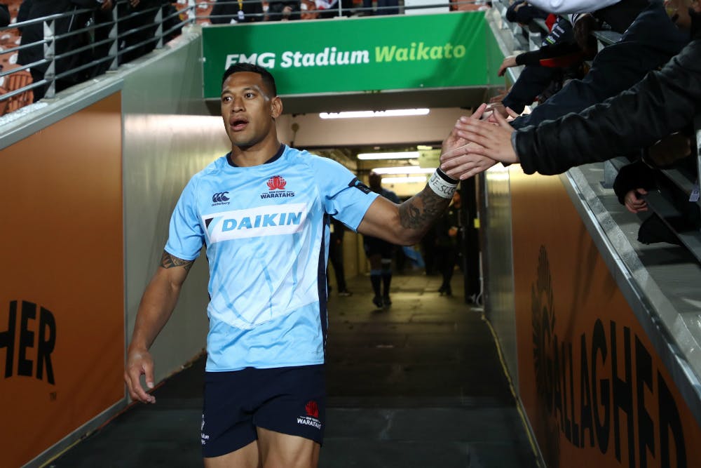 Israel Folau is in rare form for the Waratahs. Photo: Getty Images