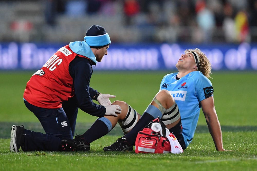 Ned Hanigan will miss the Waratahs-Highlanders match. Photo: Getty Images