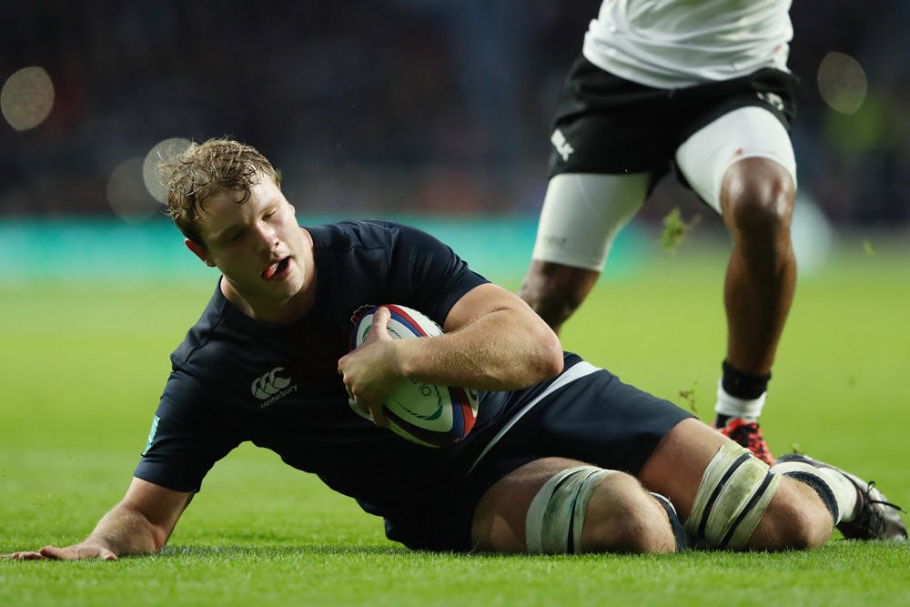 Joe Launchbury has been suspended for kicking. Photo: Getty Images