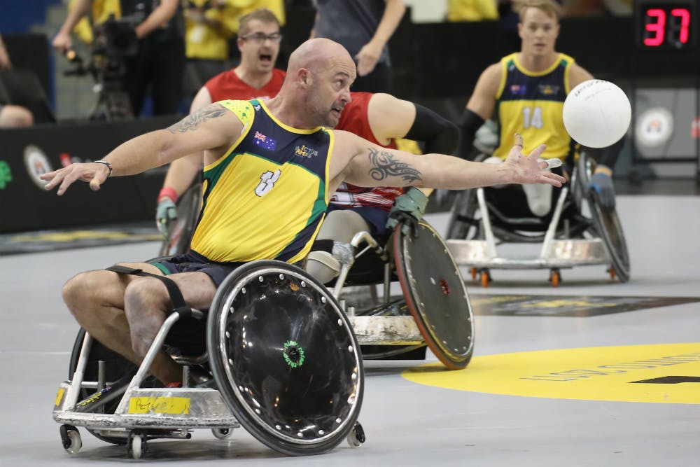 Australia have drawn Pool A in the Wheelchair Rugby World Championship. Photo: Getty Images